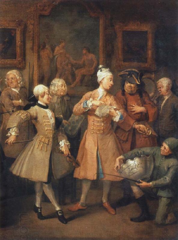 William Hogarth The morning reception China oil painting art